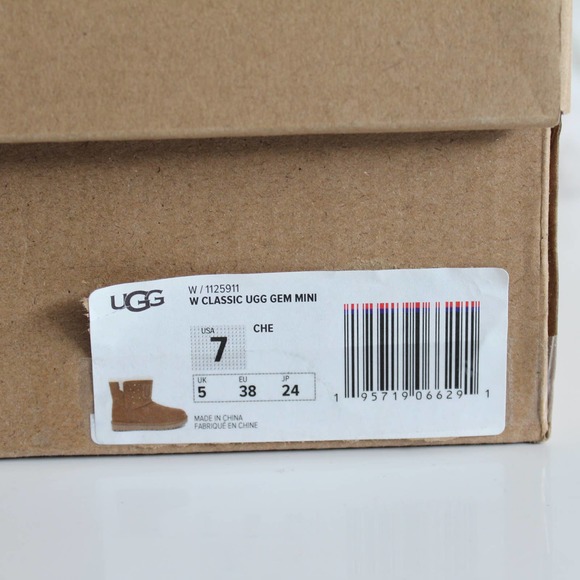 Ugg Classic Gem Mini Boot in Chestnut - Picture 15 of 15